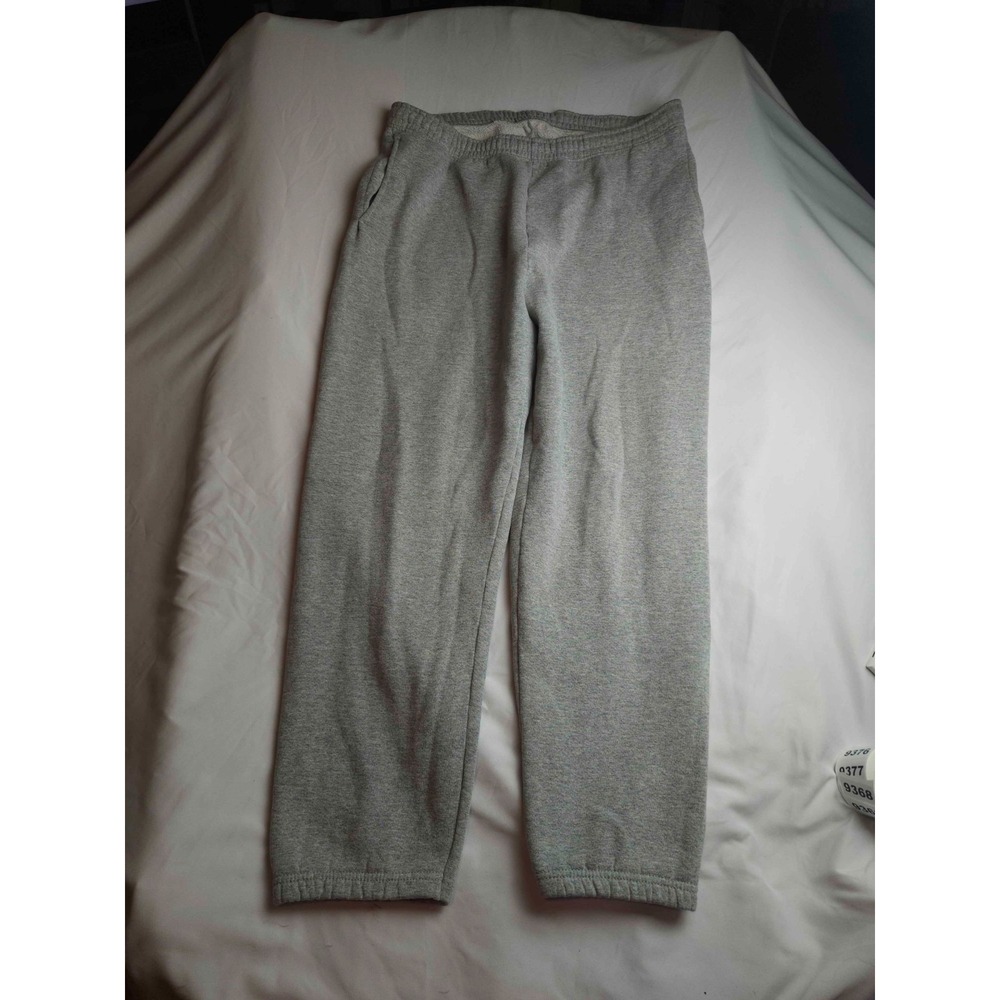 Vintage Wilson Sweatpants Mens Large Gray Fleece Joggers Athletic Outdoor Casual